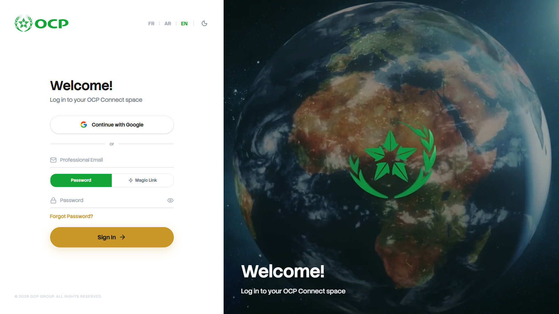 Plateforme de Collaboration OCP Connect